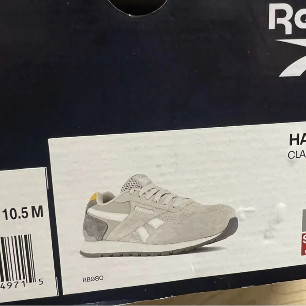 Reebok Womens Harman Work Sneaker Gray 10.5 M
